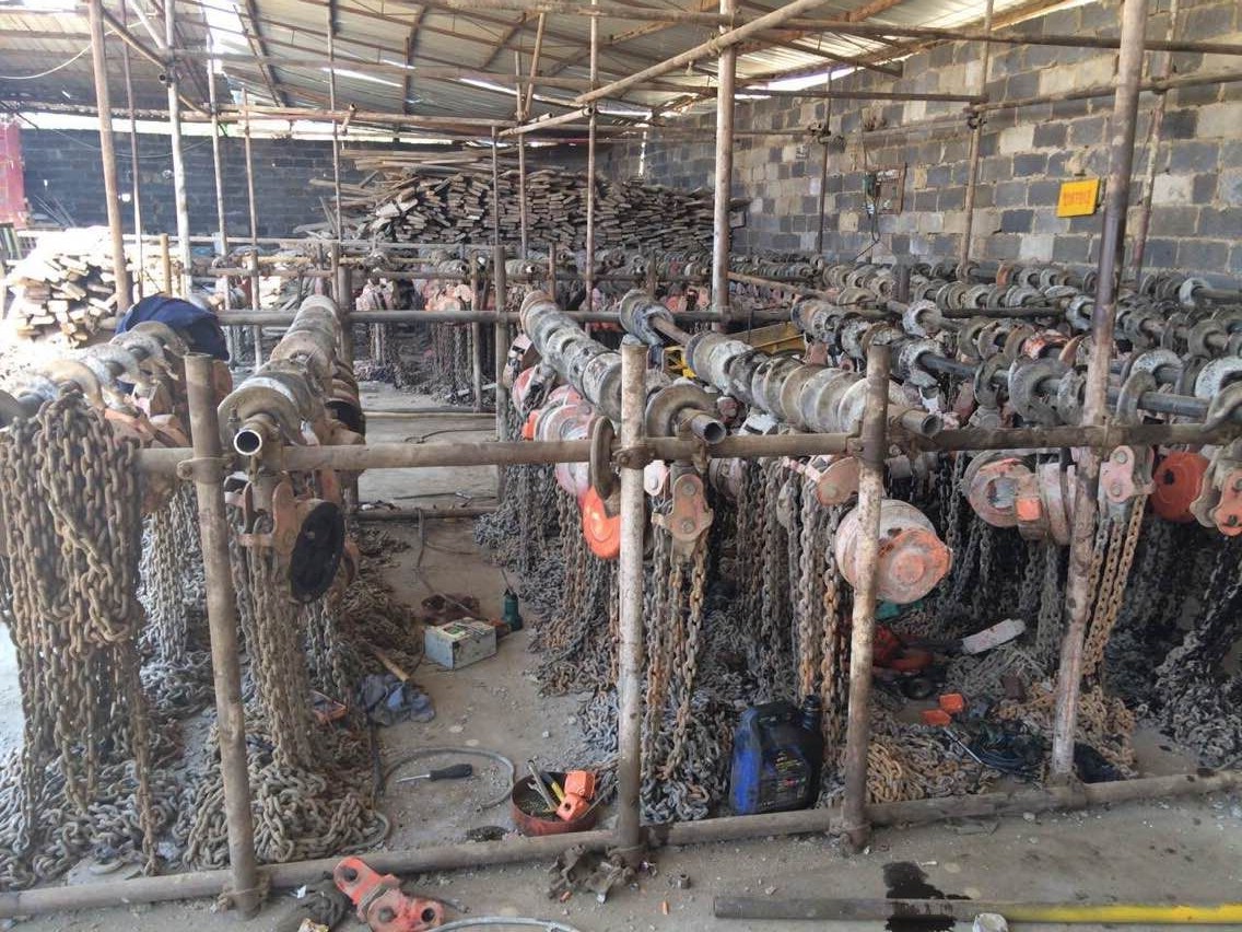 報廢手拉葫蘆圖片